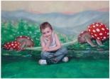 Actual product image Walimex pro per motif fabric background 'Alice (300 cm, 600 cm)
