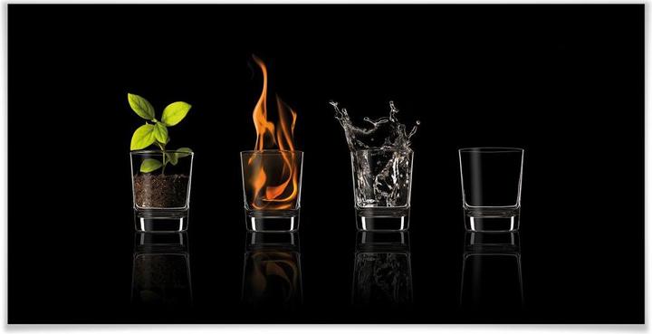 Produktbild Trenddeko Frutos Vargas - The Four Elements - Panorama (80 x 40 cm)