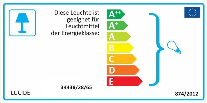 Label énergétique Lucide Julius (E27)