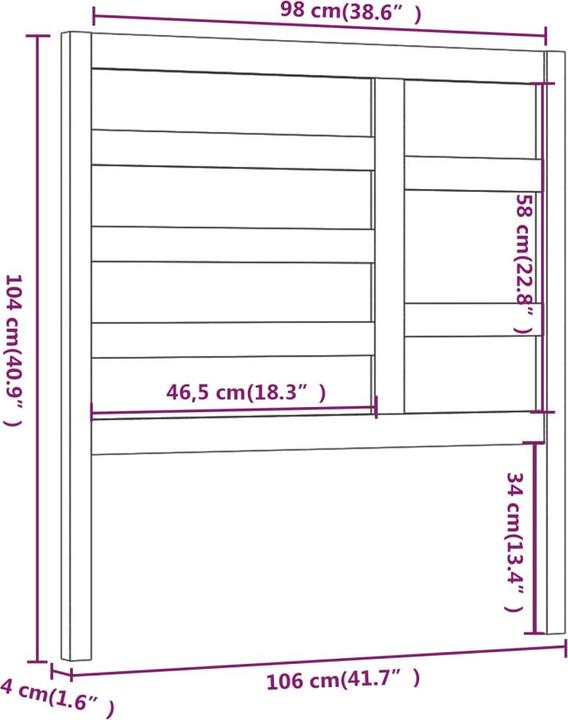 Image du produit VidaXL Edan (106 x 4 x 104 cm)