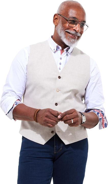 Image du produit Joe Browns Woven Linen Blend Waistcoat (54)