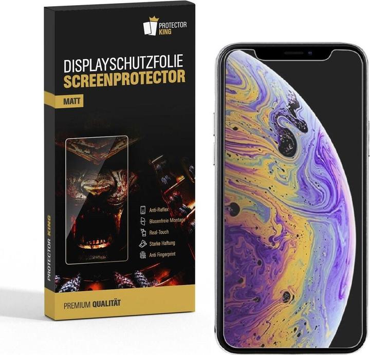 Protectorking 3x Premium Displayschutzfolie Matt Entspiegelt (3 Stück, Apple iPhone 11 Pro)