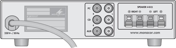 Image du produit Monacor SA-100 (Amplificateur)