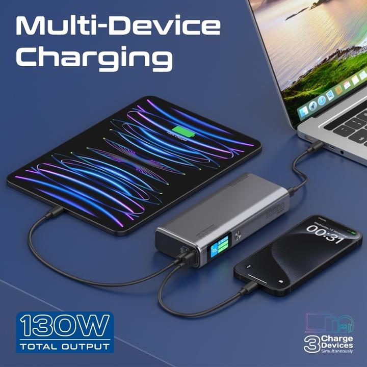 Productafbeelding ProMate Titan-130 Powerbank 20000mAh (20000 mAh, 130 W, 72 Wh)