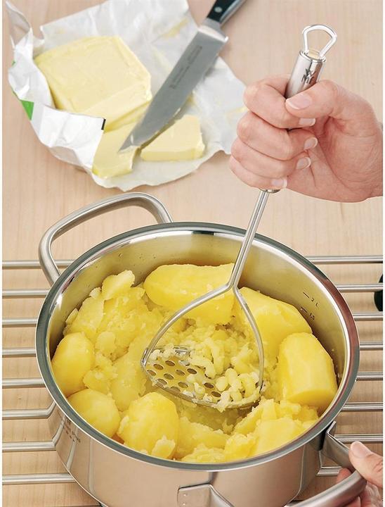 Productafbeelding WMF Aardappelstamper 28,5cm Profi Plus Roestvrij Staal gedeeltelijk gematteerd