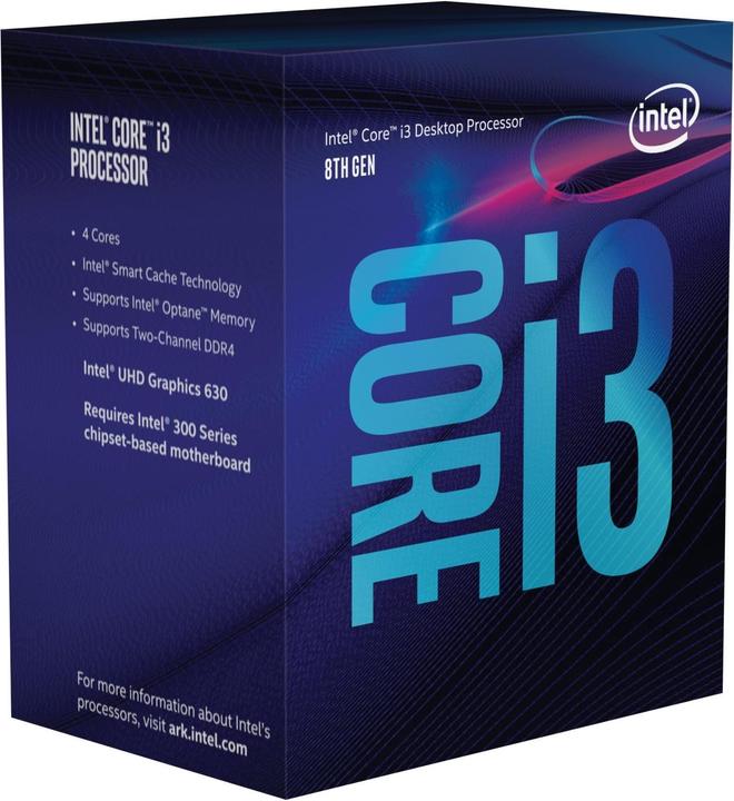 Intel Core i3-8350K (LGA 1151, 4 GHz, 4 -Core)
