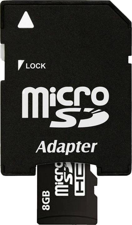 Image du produit IMRO Carte Micro-SD 8 GB - carte mémoire + adaptateur (8 Go, microSD)