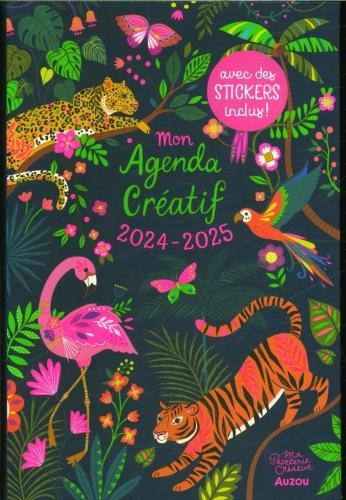 Image du produit Auzou France Mon agenda créatif 2024-2025 : avec des stickers inclus! (Français)