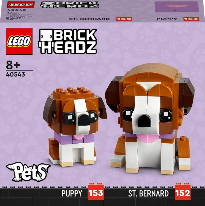 Image du produit LEGO BrickHeadz Bernhardiner 40543 (40543, LEGO Brickheadz, LEGO difficiles à trouver)