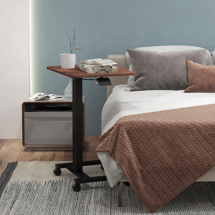 Produktbild Vinsetto Höhenverstellbarer Rolltisch mit Rollen (48 x 65 x 108 cm)