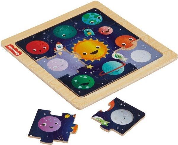 Actual product image Fisher-Price Wooden Jigsaw Puzzle (9 pieces)