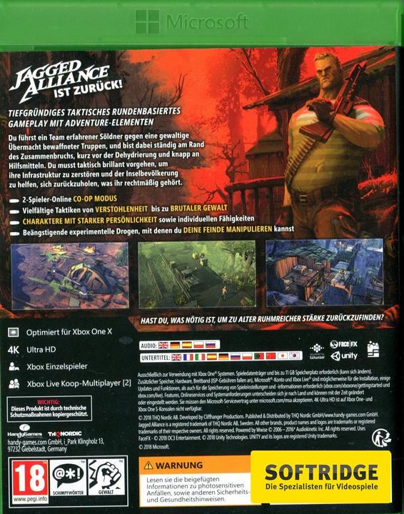 Actual product image THQ Jagged Alliance Rage (Xbox One X, Xbox Series X, Multilingual)
