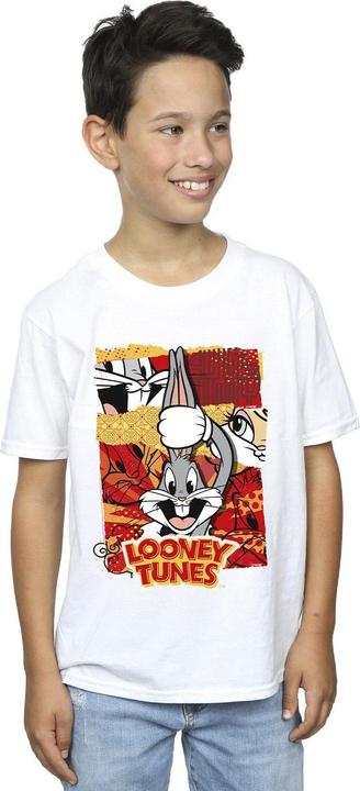 Actual product image Looney Tunes Boys Bugs Rabbit Comic New Year T-Shirt (152, 158)