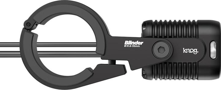 Produktbild knog. Blinder E Commuter 1800 Frontscheinwerfer, weisse LED, black (1800 Lumen) (1800 lm)