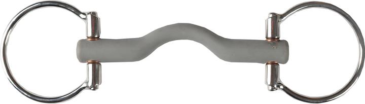 Actual product image Horka 2 ring rubber bit for low carriage horses