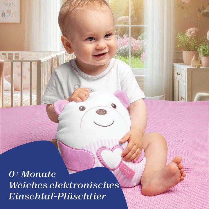 Actual product image Chicco Cuddly Meditation Teddy Bear Pink