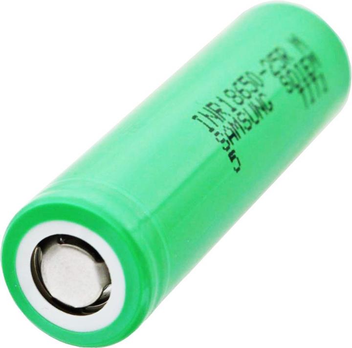 Actual product image Samsung Battery INR18650 25R, unprotected (18650, 2500 mAh)