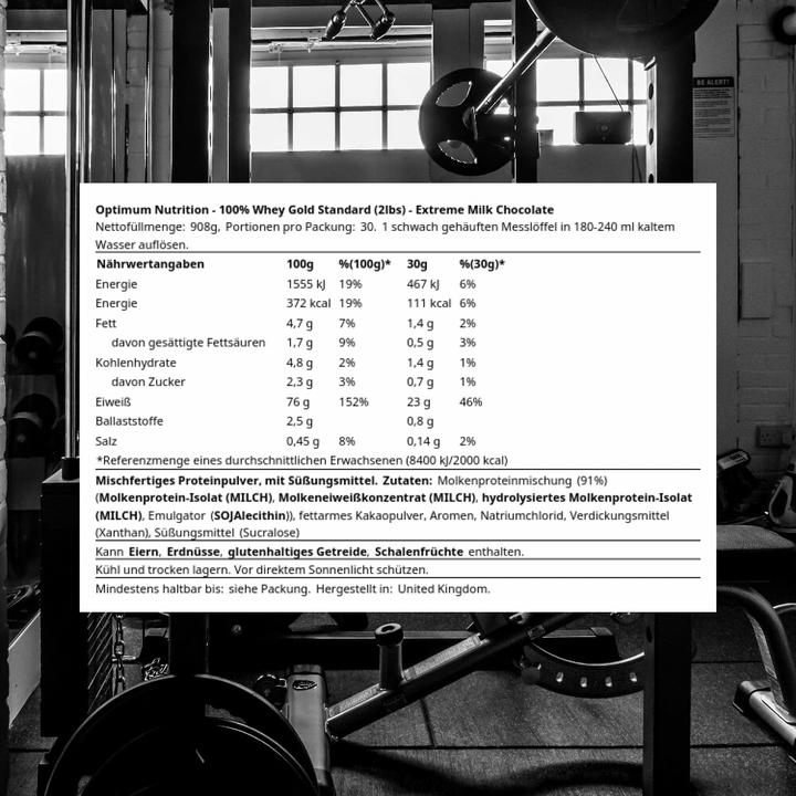 Immagine prodotto Optimum Nutrition 100% Whey Gold Standard (Doppio ricco cioccolato, 1 pz., 908 g)