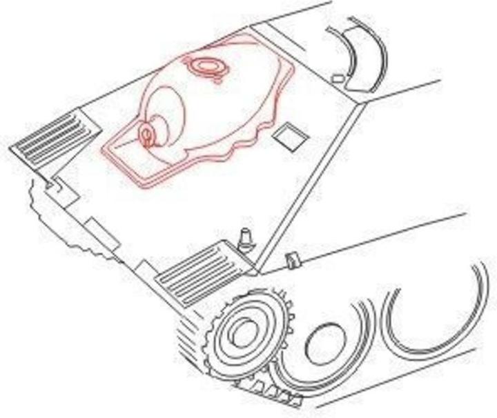 Image du produit CMK Tank de chasse 38 Hetzer Gun Mantlet Prototype/ very early production pour Tamiya Bausat