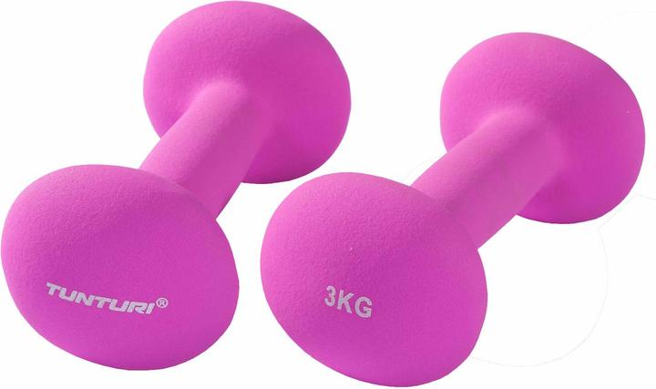 Immagine prodotto Tunturi Neopren Kurzhanteln (2 x 3 kg)