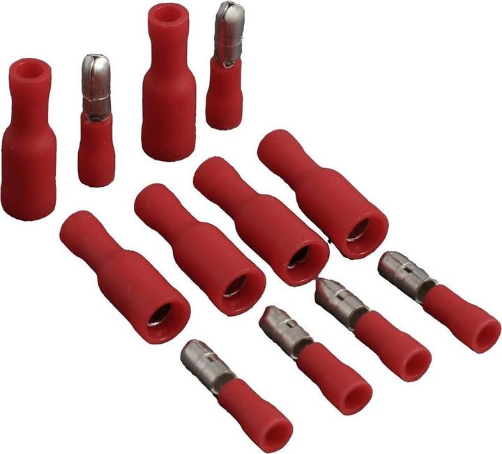 Image du produit Quadrios 23C490 Connecteur rond 0.5 mm² 1.5 mm² Rouge 100 pcs.