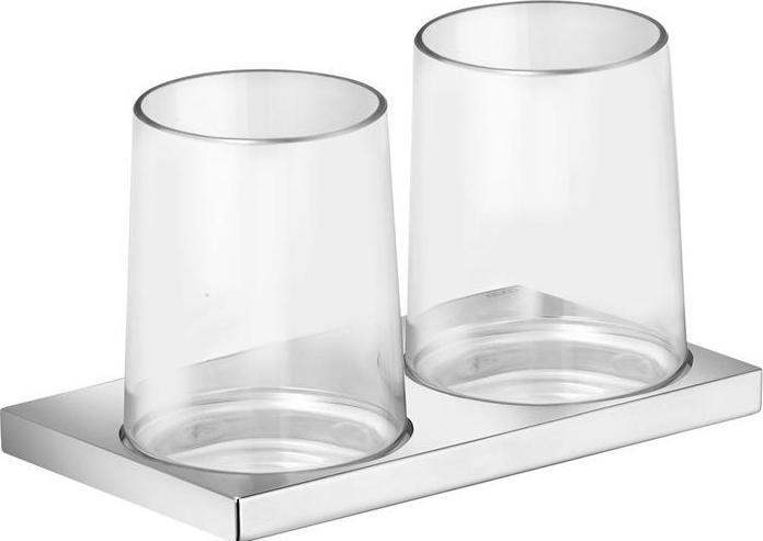 Image du produit Keuco Porte-verre double EDITION 11 verre en cristal avec support bro gebüge