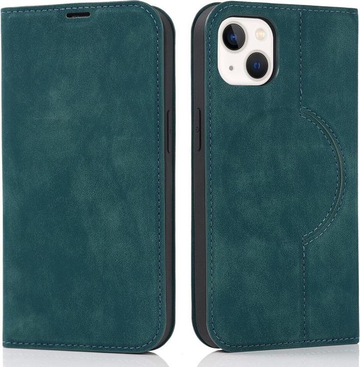 Immagine prodotto Cover-Discount iPhone 15 - Custodia MagSafe Flip RFID blu (Apple iPhone 15)