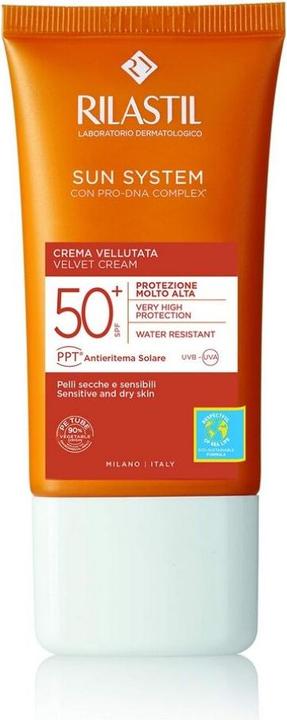 Actual product image Rilastil Sun System Velvet Cream Spf50 50ml (Suntan cream, SPF 50+, 50 ml)
