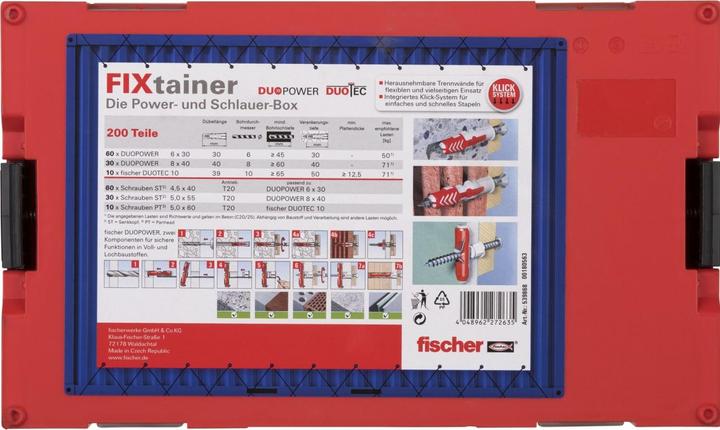 Productafbeelding Fischer FIXtainer (200 Pcs.)