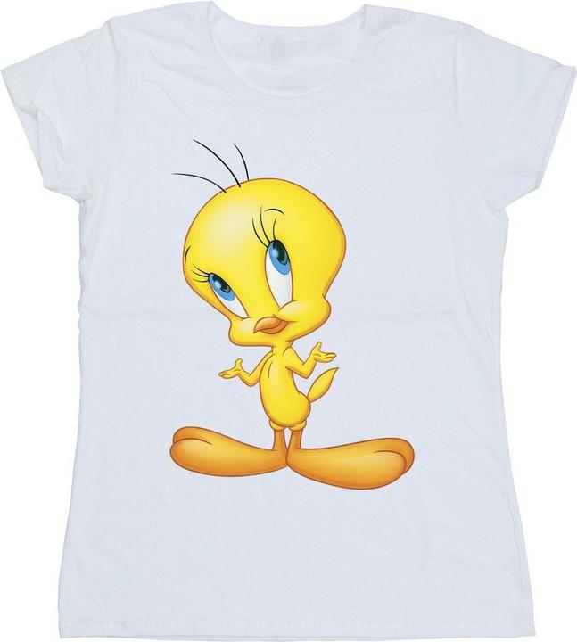 Actual product image Looney Tunes Womens/Ladies Tweety Standing Cotton T-Shirt (M)