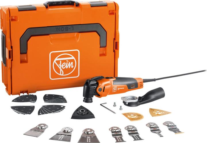 Fein MM 500 PLUS TOP 72296770000 Utensile multifunzione con valigetta 32 pezzi 350W