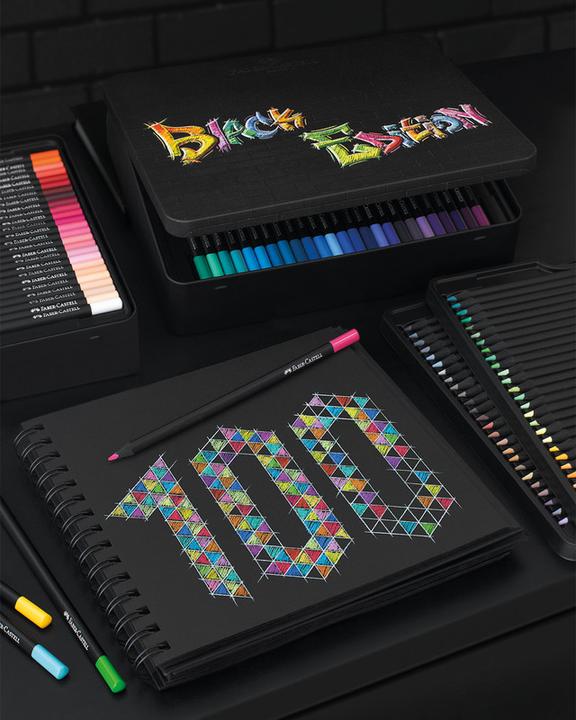 Image du produit Faber-Castell Matite colorate Édition noire (Multicolore, 100 x)