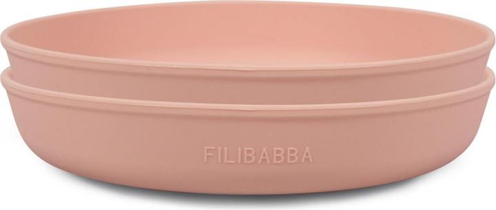 Image du produit Filibabba Assiettes en silicone pack de 2 - Peach