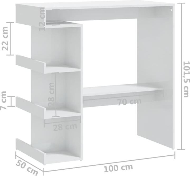 Image du produit VidaXL Jamil (100 x 50 x 101,5 cm)