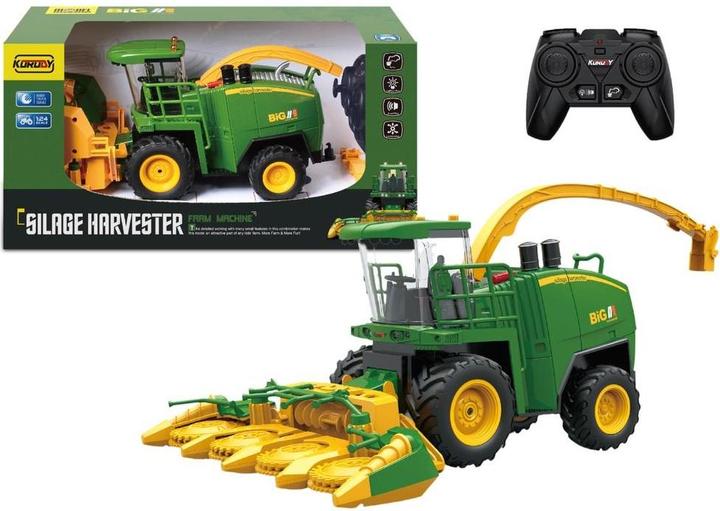 Lean Toys Mietitrice telecomandata 2.4G verde 1:24