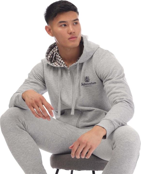 Actual product image Aquascutum Mens Full Zip Hoodie (S)