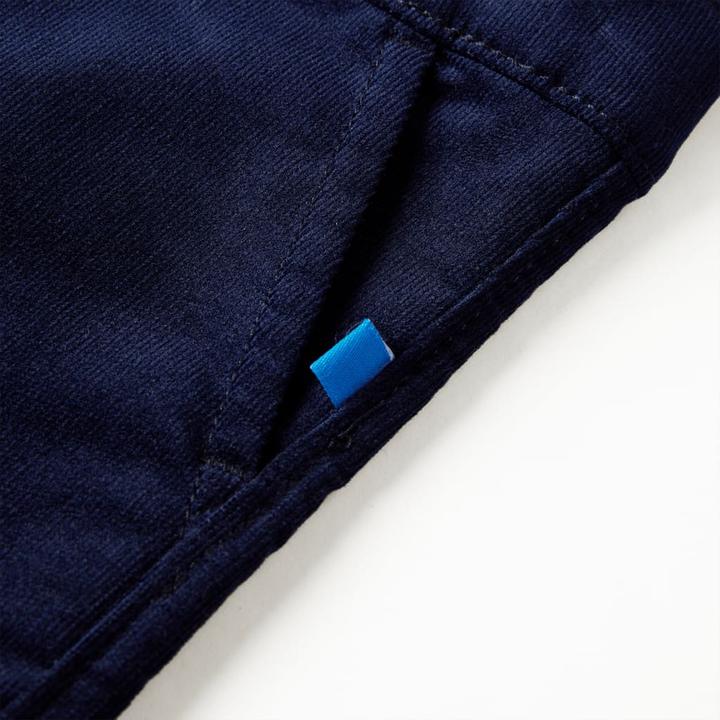 Image du produit VidaXL Pantalon enfant Bleu marine foncé 128,Matière : 98% Coton (128)