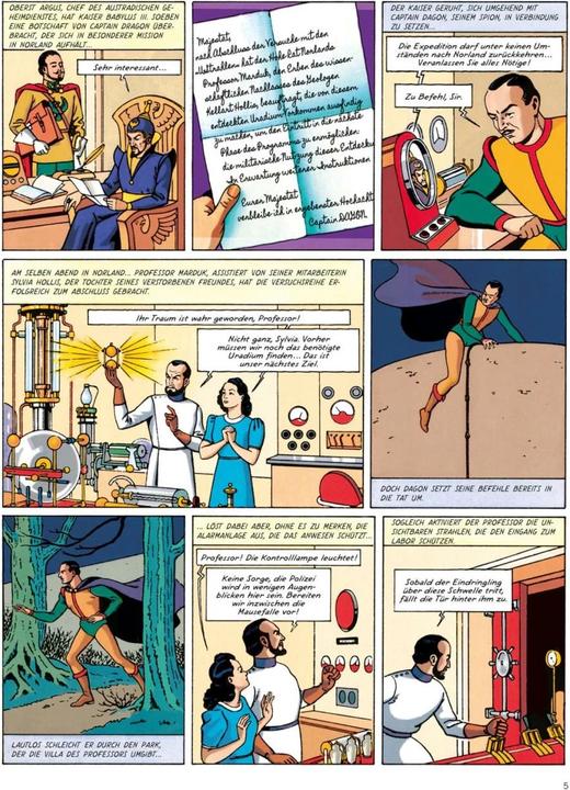 Image du produit Blake und Mortimer Bibliothek 0: Die U-Strahlen (Allemand, Edgar P. Jacobs, 2022)