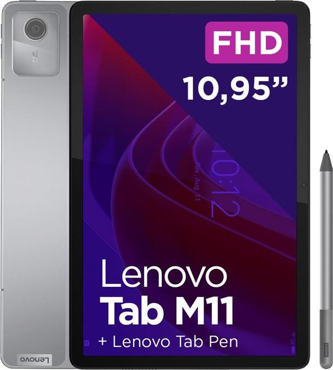 Image du produit Lenovo Tab M11 (WLAN uniquement, 11", 128 Go, Luna Grey)