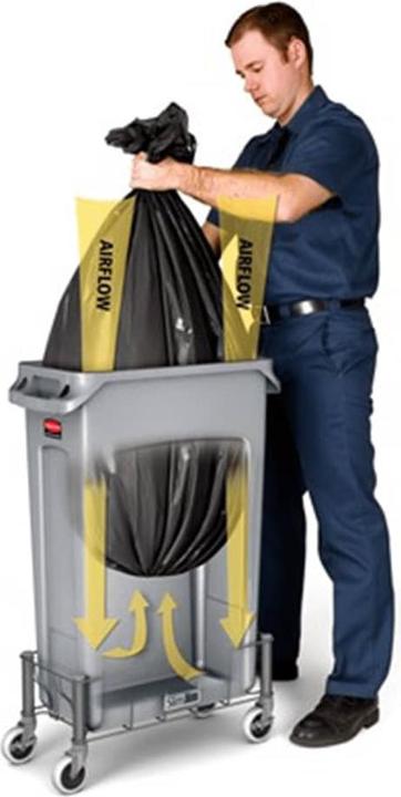 Immagine prodotto Rubbermaid Raccoglitori in materiale riciclabile realizzati in plastica (60 l)