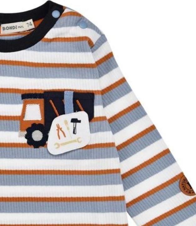 Image du produit Bondi T-shirt rayé camion à manches longues (80)