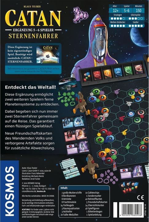 Produktbild Kosmos Catan: Sternfahrer Ergänzung (Deutsch)