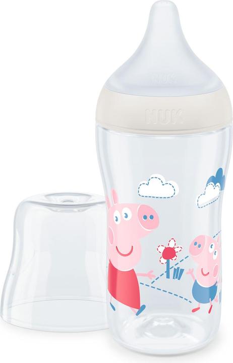 NUK Perfect Match Biberon Peppa Pig PP 260ml, blanc (260 ml)