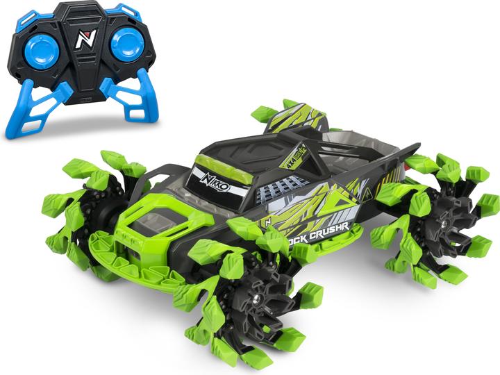 Nikko RC 19069 Rock CrushR, auto RC radiocomandata, veicolo fuoristrada fino a 14 km/h, auto automatica di