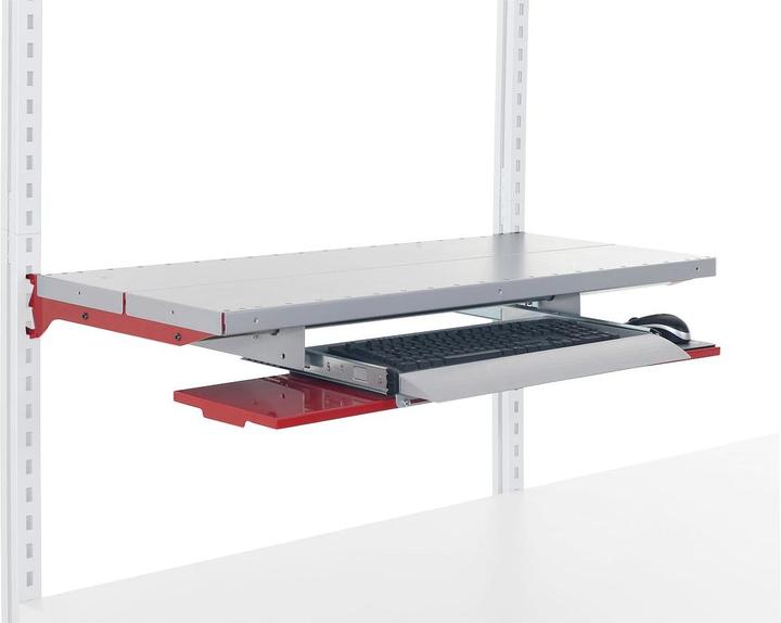 Actual product image Rocholz Hüdig+ keyboard drawer with pull-out mouse tray System Flex