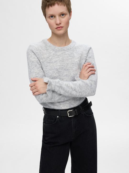 Image du produit Selected Femme Pull en tricot à manches ruchées (L)