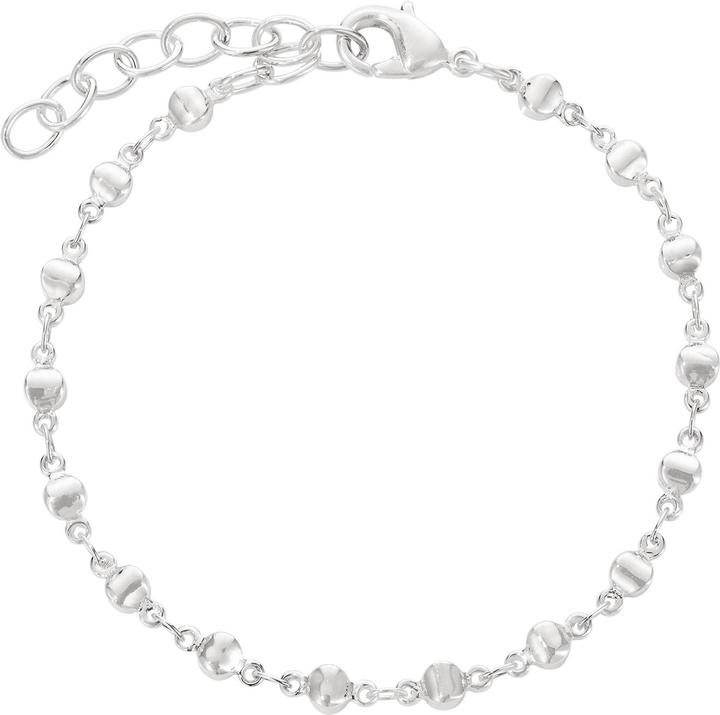 Immagine prodotto Steinkult Bracciale placcato argento "Lana (20 cm, Ottone placcato argento sterling)