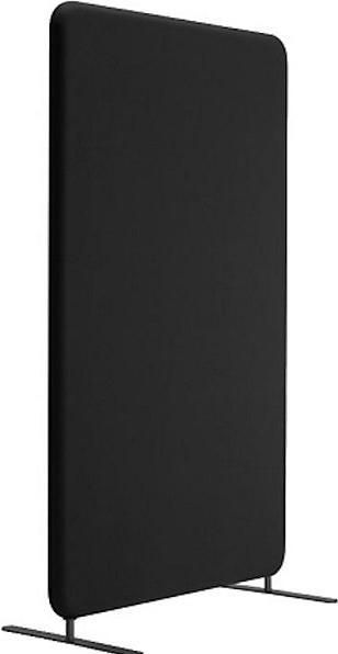 Actual product image kaiserkraft Softline Event acoustic partition, HxW 1500 x 800 mm, fabric, black.