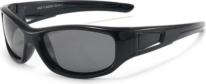 Produktbild Techsuit - Sunglasses Polarised (800-C11) - Sport Type, Flexible, for Kids - Bright Black