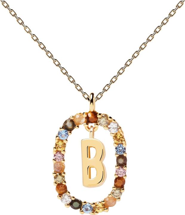 Immagine prodotto Pd Paola Nuova collana di lettere B (Argento 925, 50 cm)